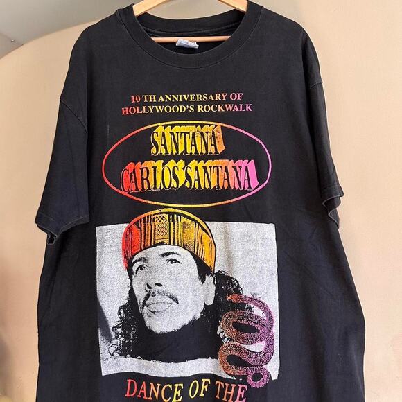 Vintage 1996 Carlos Santana Band Shirt - Picture 2 of 8